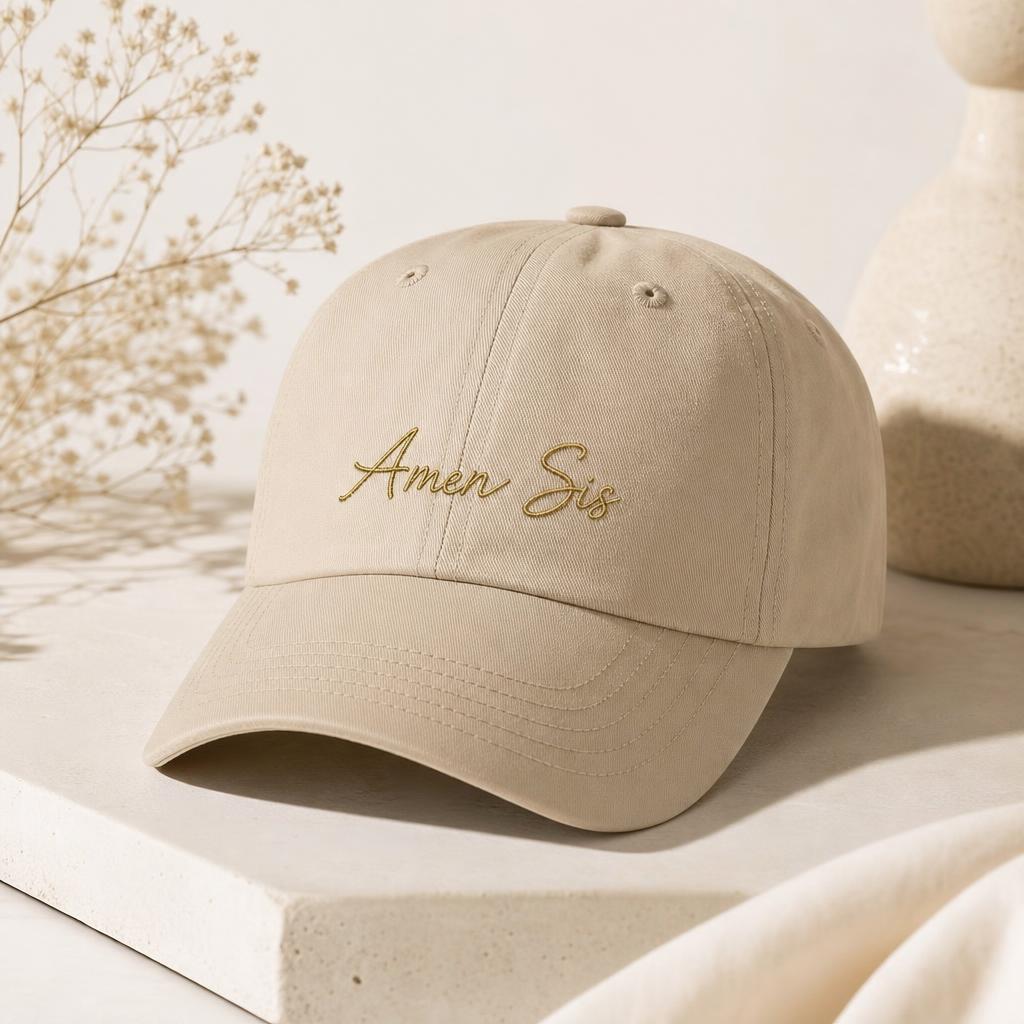 Amen Sis Script Hat